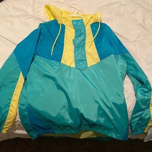 Forever 21 Men's Multi-Colored Windbreaker